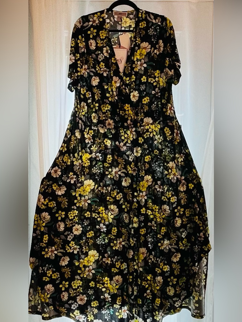NWT Love by Design Collette floral maxi dress size 2X - Picture 2 of 4